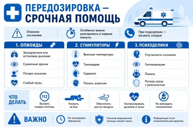 Помощь при передозировке в Рошале