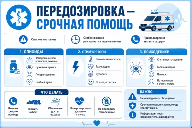 Помощь при передозировке в Рошале
