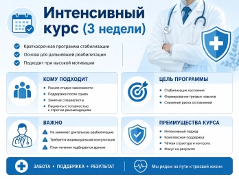Реабилитация за 21 день в Рошале
