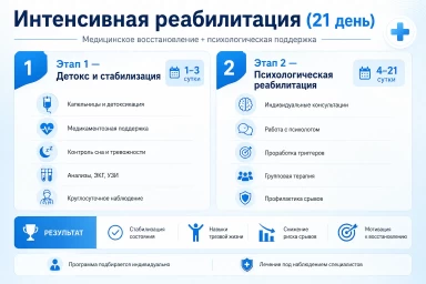 Реабилитация за 21 день в Рошале